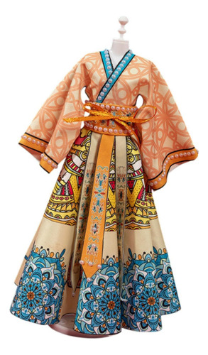 Vestido Chinês De Boneca Antiga Vestido Chinês Estilo