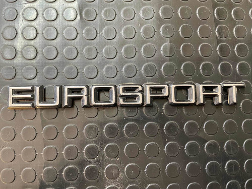 Emblema Eurosport Cromo/negro