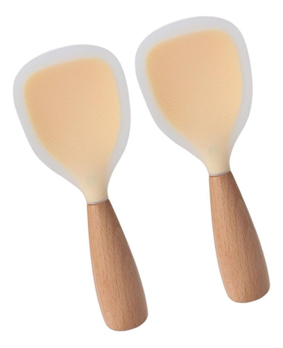 2pzs Silicona Arroz Cuchara Antiadherente Utensilios Cocina