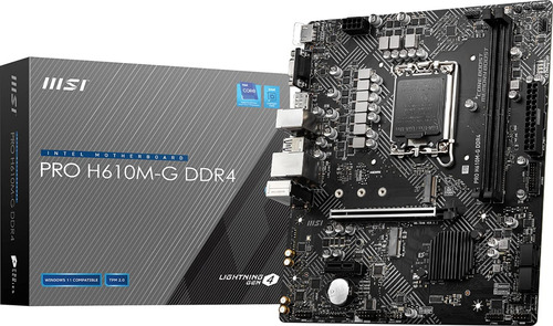 Board Pro H610-g Ddr4 Intel Lga 1700 12tha Gen Msi