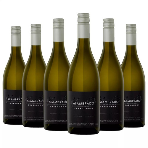 Vino Alambrado Chardonnay 750ml Blanco Bodega Zuccardi X6
