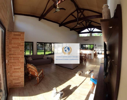 Chácara Com 3 Dormitórios À Venda, 1900 M² Por R$ 1.500.000,00 - Loteamento Chácaras Vale Das Garças - Campinas/sp - Ch0087