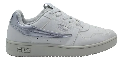 Tênis Fila Acd Classic Branco/prata Fem 1178445brancoprata