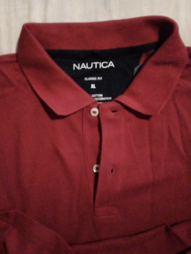 Camisa Polo Nautica Xl- Classic Fit-100% Algodão