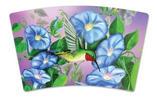 Mugzie Colibri & Flores Taza De Viaje Con Aislamiento Traje
