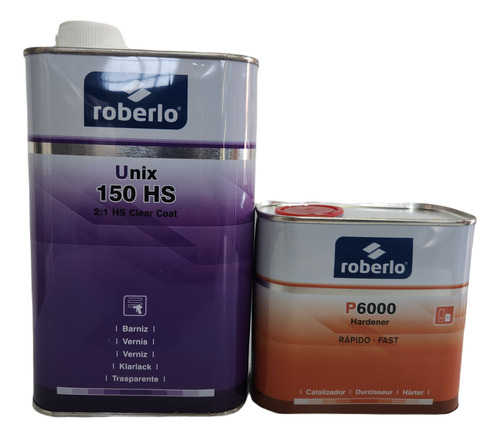 Roberlo Barniz Unix 150hs 1 Litro + Catalizador P6000