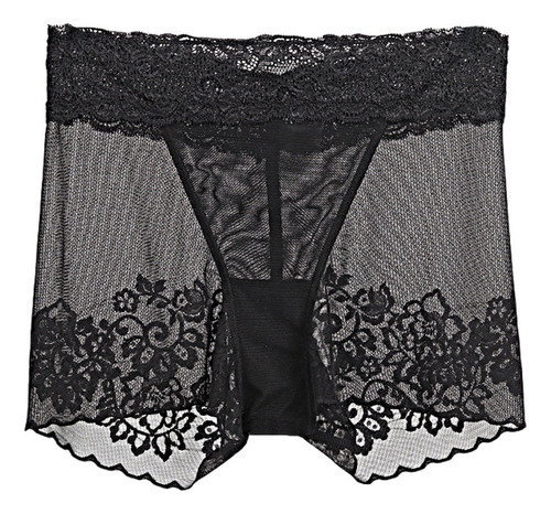 Bragas Bóxer De Encaje Para Mujer Sin Costuras Y Transpirabl