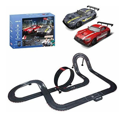 Coche Slot Pista Y Acces Agm Mastech Slot Car Set With Racin