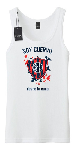 Musculosa Hombre San Lorenzo Dibujo Art Logo - Desl7