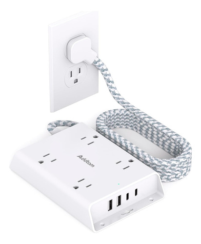 Strip Power Strip, Surge Protector, Cable De Extensión De En