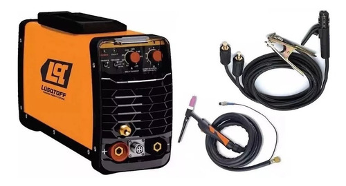 Soldadora inverter Lüsqtoff ST-200 naranja 50Hz 220V