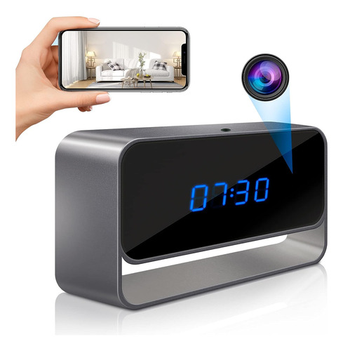 Tzzh Reloj Con Camara Oculta, Full Hd 1080p Wifi Camara E...