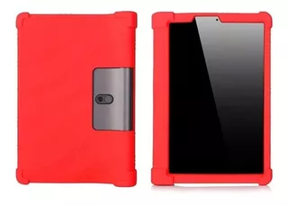 Funda Para Lenovo Yoga Smart Tab 5 Yt-x705 Gel Silicona Rojo