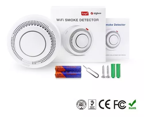 detector de humo tuyai smart wifi