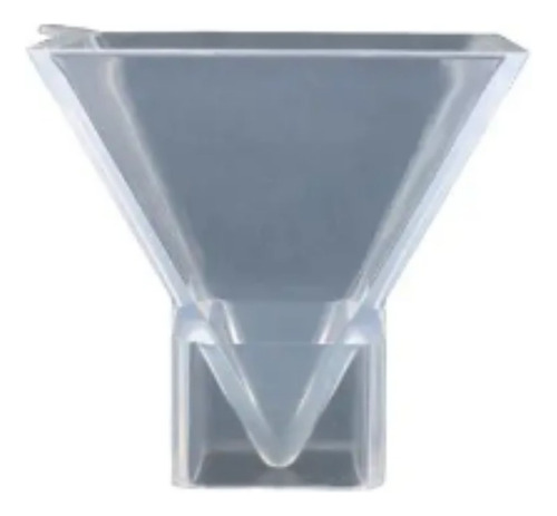 Molde Silicona Piramide Para Resina Con Apoyo 7,5 Cm 