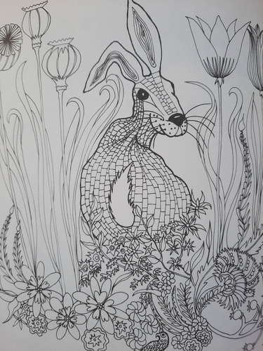 Libro Para Colorear Tangle Wood