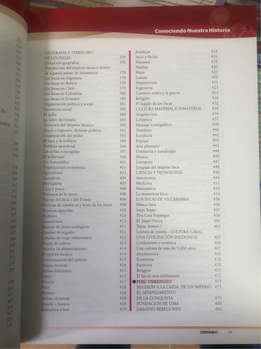 Imagen 6 de 10 de Libro Enciclopedia Conociendo Al Perú De Nuestra Historia