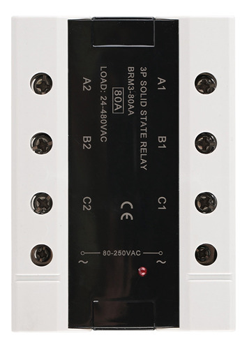 Carga De Relé De Estado Sólido 24-480 Vac Trifásico Brm3-80a