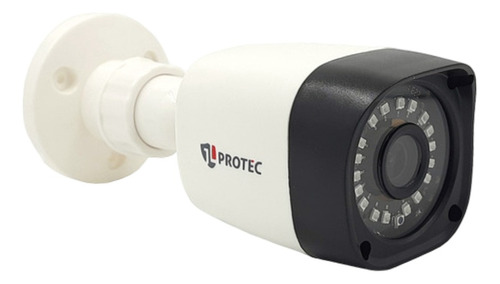 Câmera de segurança JL Protec JL-AHD1020 com resolução de 2MP visão nocturna incluída branca
