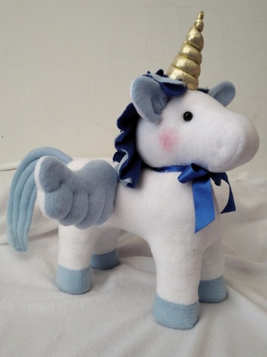 Peluche De Unicornio Grande Niña O Niño.juguete. Mide 40 Cm