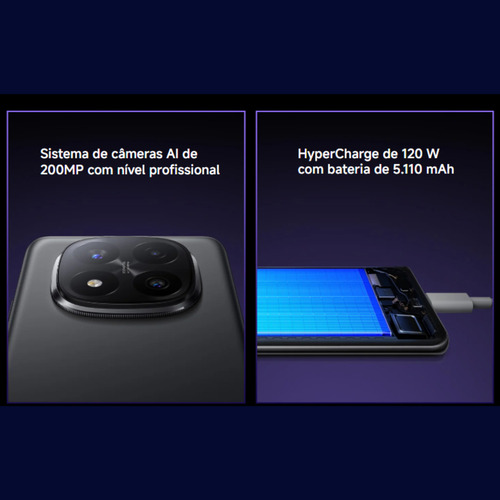 Xiaomi Redmi Note 14 Pro Plus 5g 8+256 Global Lacrado Celula Preto