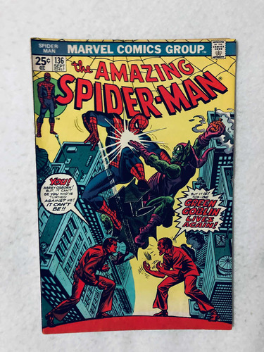 Comic The Amazing Spiderman #136 Usa 1974 Hombre Araña