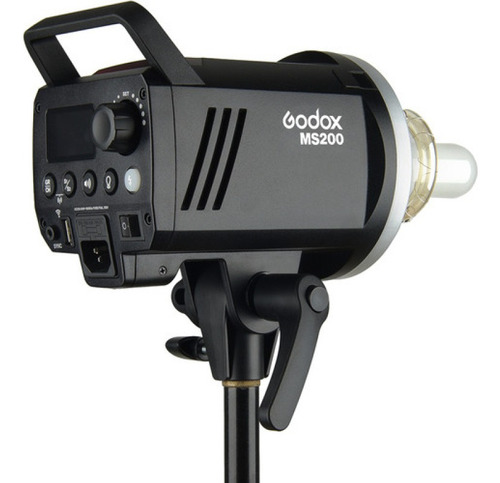 Flash De Estudio Godox Ms200 + Softbox Godox 60x90cm Bowens
