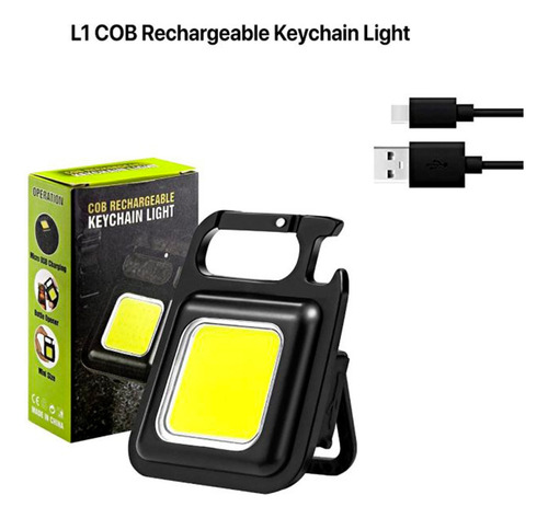 Mini Linterna Llavero Iman Led Cob Abridor Calidad Premium!!