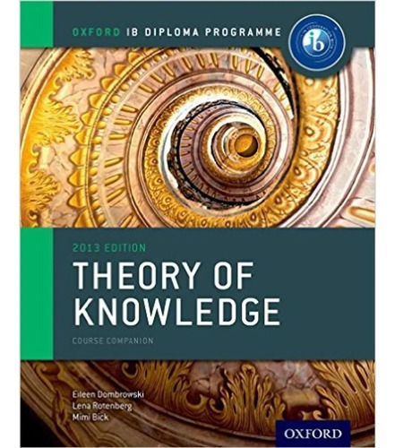 Theory Of Knowledge- 2013 Edition- Oxford- Usado 