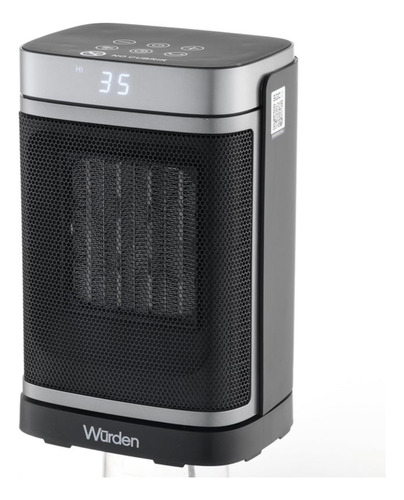 Calefactor Eléctrico 1500 W Ptc-906b Gris