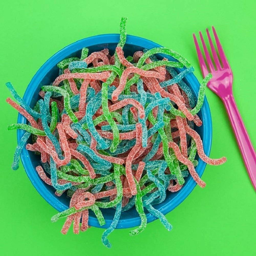 Haribo Sour Sghetti Gummi Candy, 5 Oz, (pack De 2)