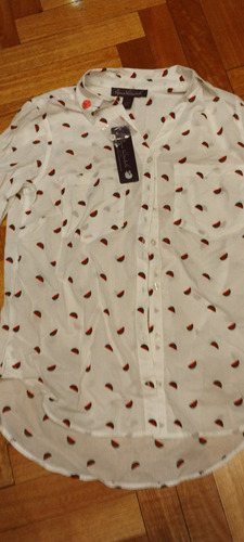 Camisa Decorada Con Sandías 