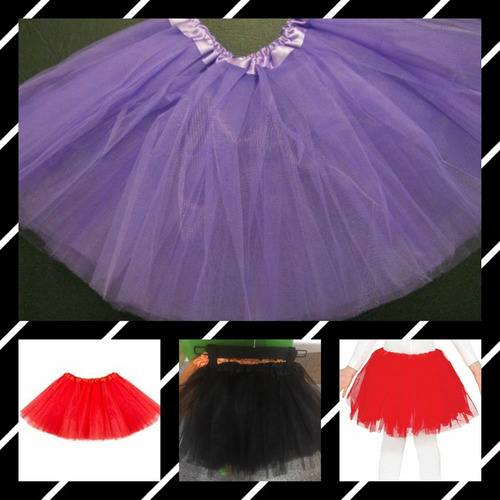 Imagen 2 de 4 de Tutu Para Niñas, Disfraz Halloween, Ballet, Cumples