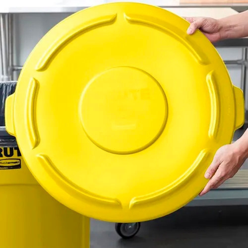 Tapa Para Contenedor Brute De 76 Lt 2619-60 Rubbermaid Color Amarillo