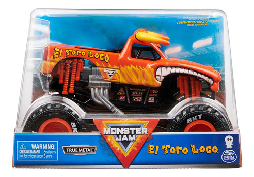 Camion Monstruo Monster Jam Oficial 1:24 El Toro Loco