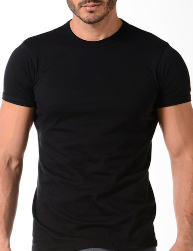 Geordi Camiseta Básica Algodón Cuello Redondo Manga Corta 25