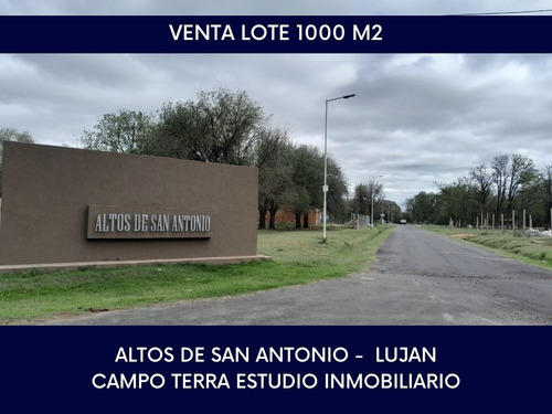 Venta Terreno / Lote Altos De San Antonio Con Cochera
