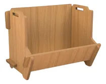 Comprar Baúl Juguetero Apilable Organizador Montessori Cajón Roble