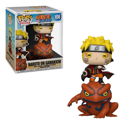 Funko Pop Naruto Shippuden E Gamakichi #106 Em Estoque