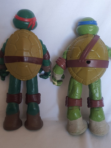 Leonardo Y Rafael 27 Cm. Playmates Tmnt Tortugas Ninja (Usado)
