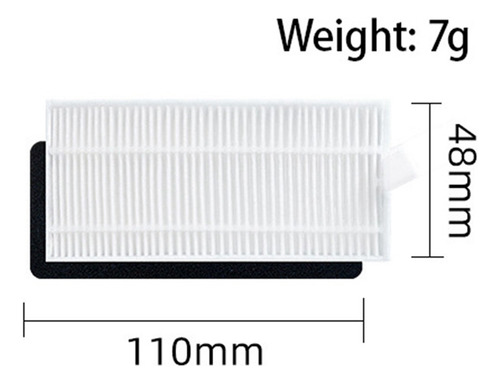 Kits De Filtros Hepa De 8 Piezas Para Aspiradora Robot De Ba
