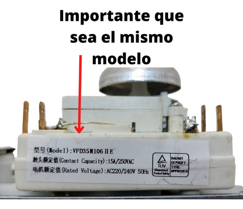 Imagen 2 de 6 de Timer Temporizador Reloj Microondas Bgh 120m20 220v