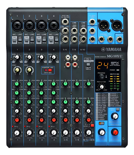 Mezcladora Yamaha Mg10xu Con Efectos/conexión Usb