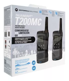 Radio De Comunicacion Motorola T200 Color Gris