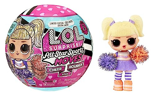 ¡sorpresa! All Star Sports Moves - Cheer- Surprise Doll, The