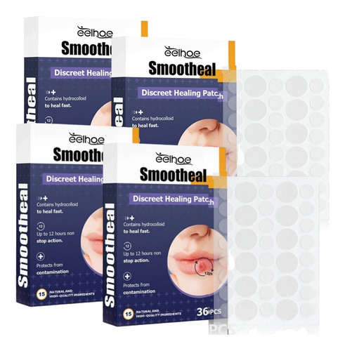 4×parches Suavizantes Para Herpes Labial Parche Curativo