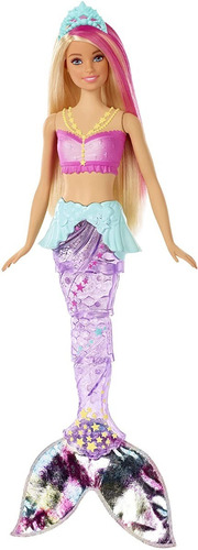 Boneca Barbie Sereia Brilhante Dreamtopia Luzes E Arco-iris