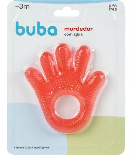 Mordedor Para Bebe De Agua Gelado Com Massageador De Gengiva