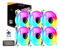 Comprar Cooler Aigo Af12 Branco Pwm + Argb 6 Fans +controladora +ir