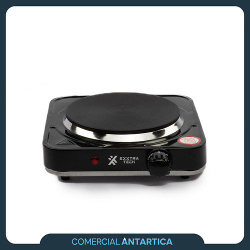 Anafe Eléctrico Exxtra Tech 1000w 220-240v 50/60hz Negro